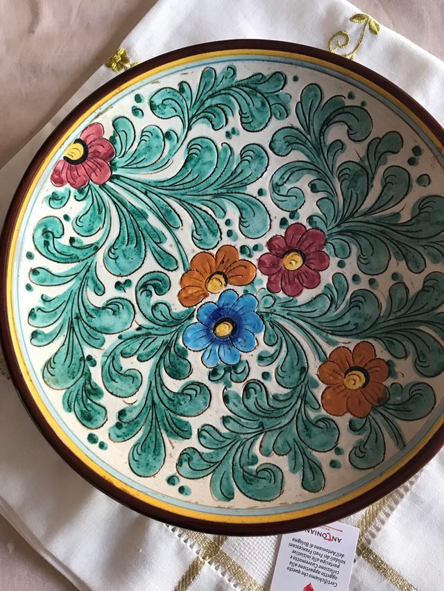 Piatto Ceramica Deruta Dipinto a Mano