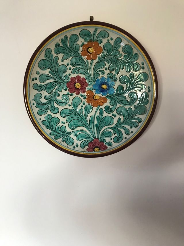 Piatto Ceramica Deruta Dipinto a Mano