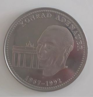 Medalla Konrad Adenauer 19671992 Conmemorativa Alemania