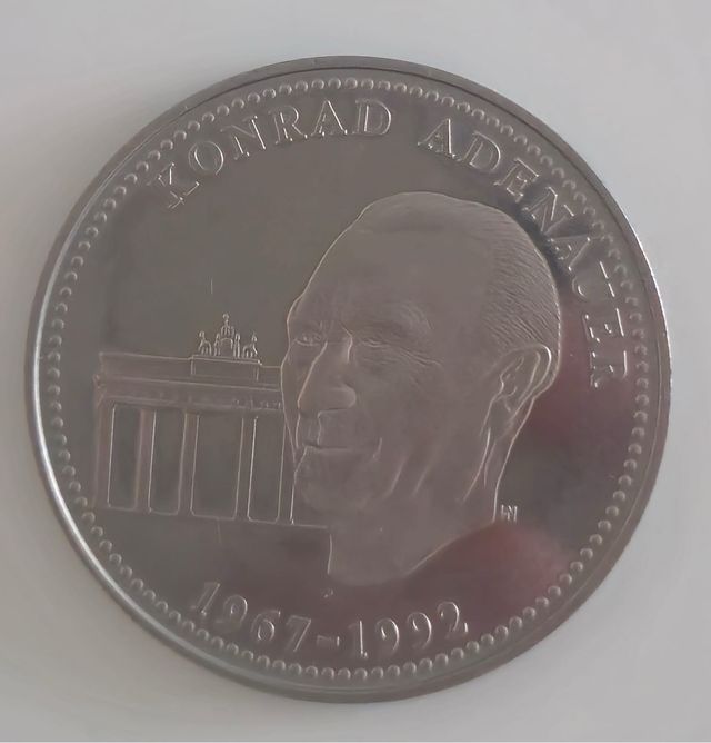 Medalla Konrad Adenauer 19671992 Conmemorativa Alemania