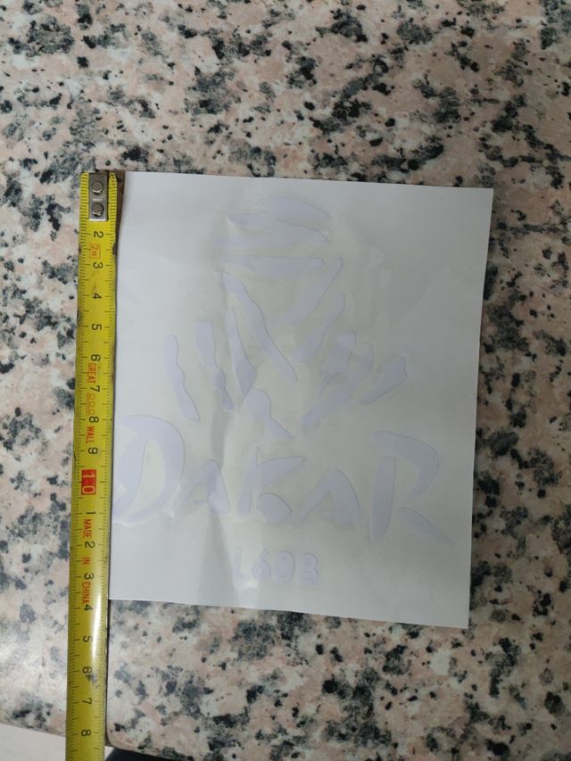 Pegatina Dakar 13x13