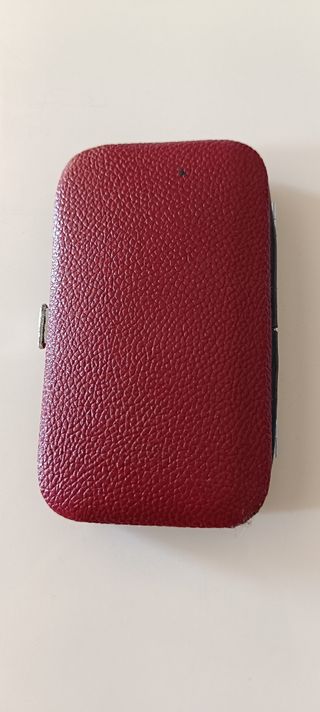 Estuche manicura rojo - Kit viaje