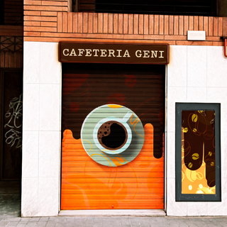 Grafitero PINTOR arte urbano muralista escaparates