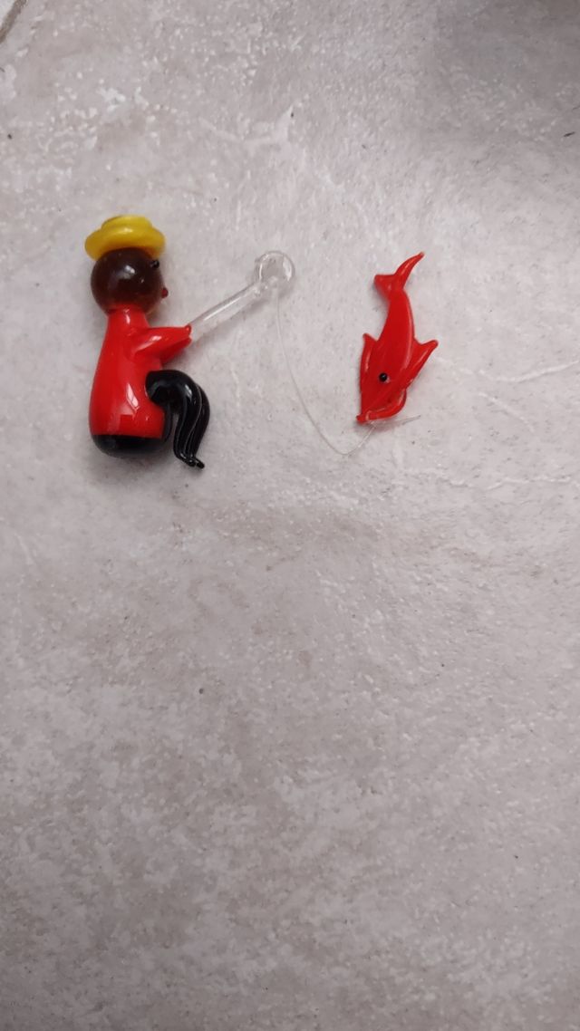 Pescatore in Vetro di Murano
