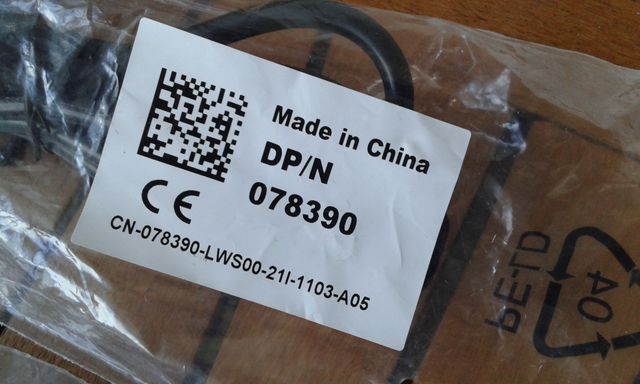 CABLE ALIMENTACIÓN DP/N 078390