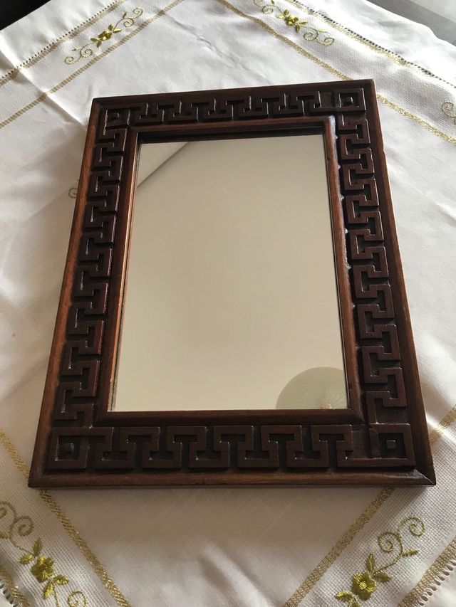 Specchiera antica legno - cornice greca