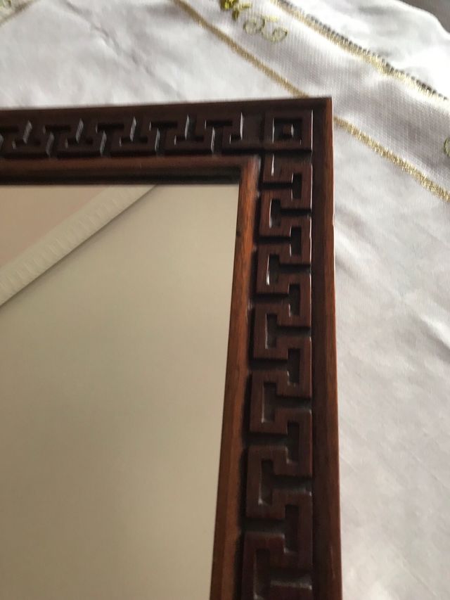Specchiera antica legno - cornice greca