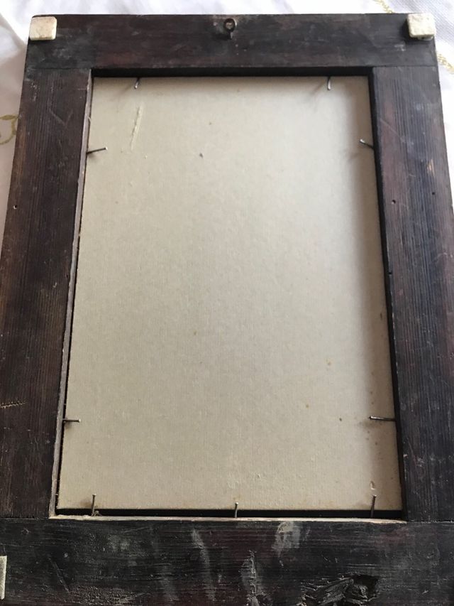 Specchiera antica legno - cornice greca