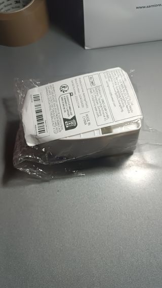 Portacenere bianco in plastica