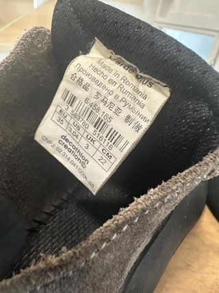 Pies Gato Decathlon, suela Vibram, 35