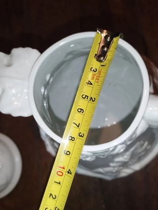 Antigua jarra tetera de porcelana Bidasoa