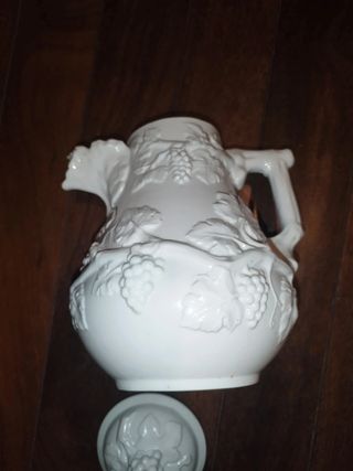 Antigua jarra tetera de porcelana Bidasoa