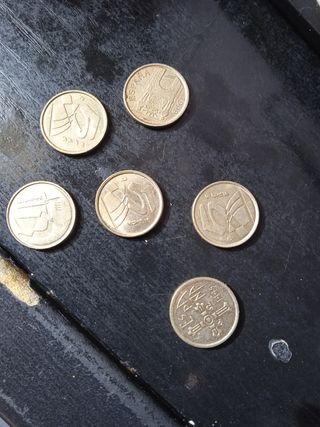 Monedas 5 pesetas (1990-1995)