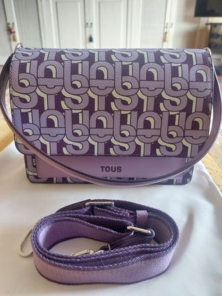 Bolso tous malva. 