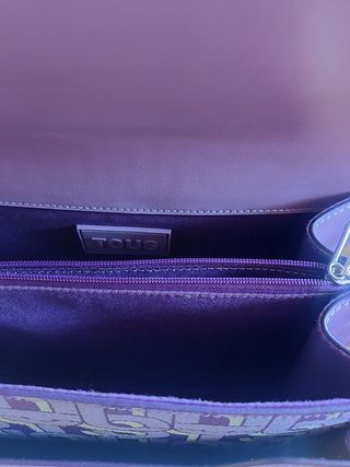 Bolso tous malva. 