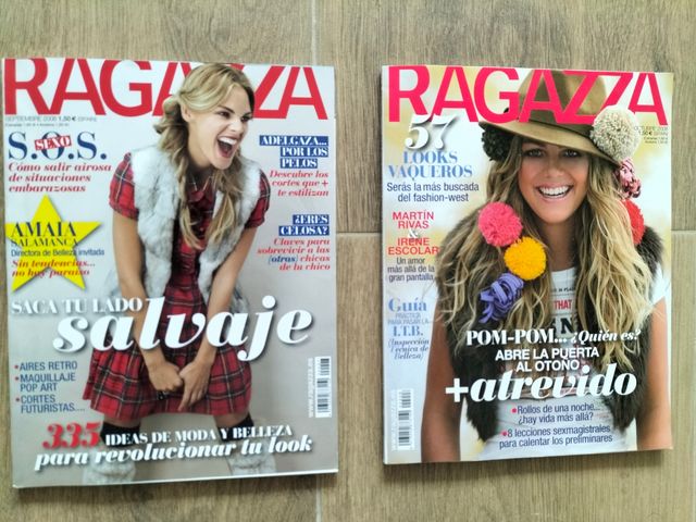 Revista Ragazza tamaño pocket año 2008