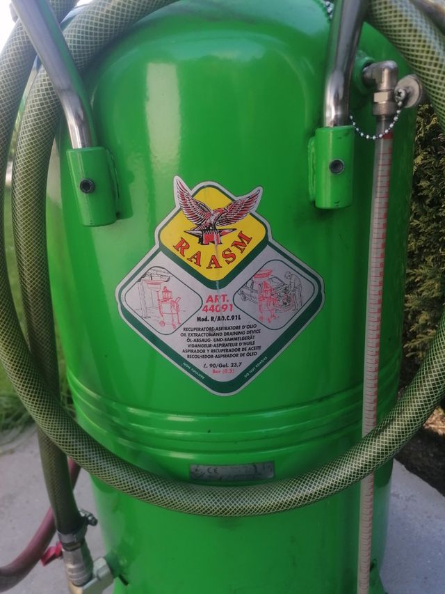 Aspirador aceite usado