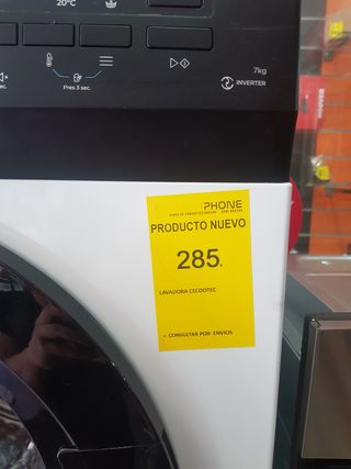 Lavadora Cecotec 7kg - Inverter
