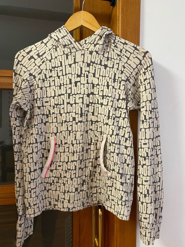 Sudadera Roxy Gris Beige