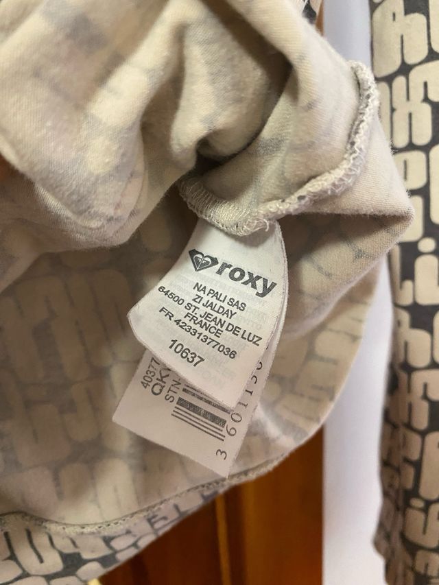 Sudadera Roxy Gris Beige