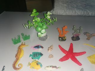 20 Figuras Acuario - Juguetes Marinos