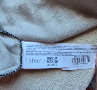 Preciosa Blusa de Sfera Nueva