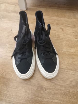 Converse altas negras | plataforma