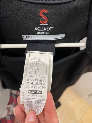 Traje neopreno sin mangas