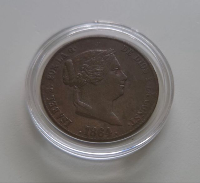 Moneda 1864 Isabel II