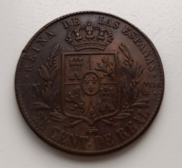 Moneda 1864 Isabel II