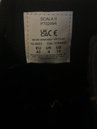 Zapatos seguridad - negros