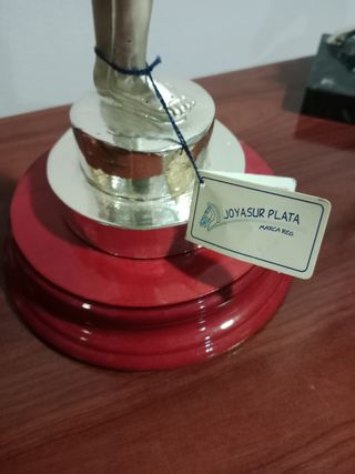 Escultura Madre. Plata