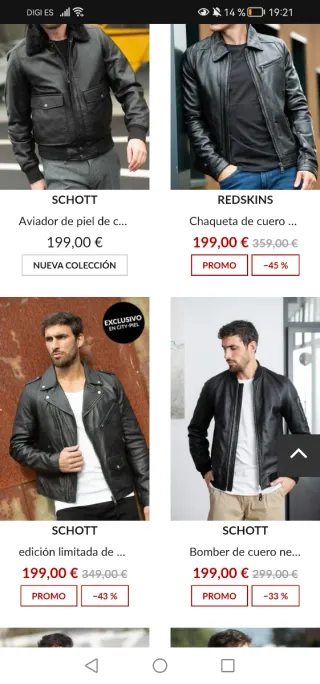 ROPA - CHAQUETA DE PIEL - HOMBRE