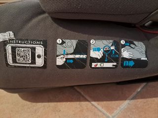 Silla isofix coche grupo 1,2y3