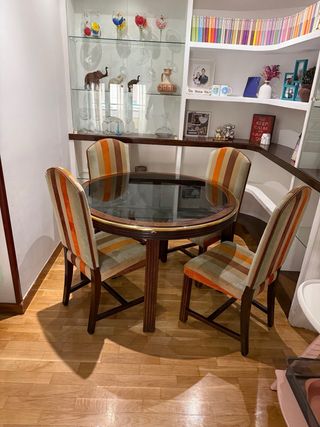 Conjunto mesa comedor valenti y 4 sillas