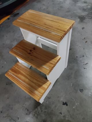 Escalera 3 peldaños - Artesanal