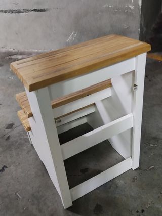 Escalera 3 peldaños - Artesanal