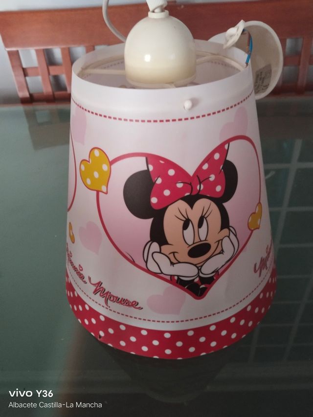 Lampara infantil Minnie Mouse