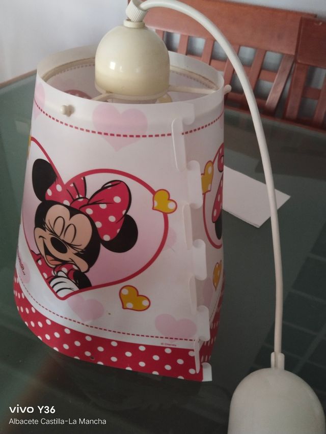 Lampara infantil Minnie Mouse
