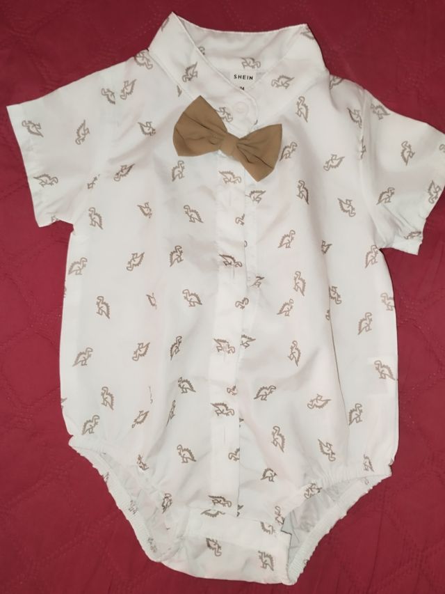 Conjunto bebé - mono dinosaurio