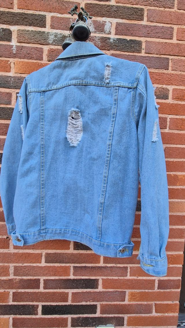 Cazadora, Chaqueta, sobre camisa, Jeans