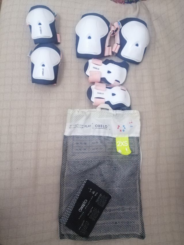 Protecciones niño Oxelo 2XS