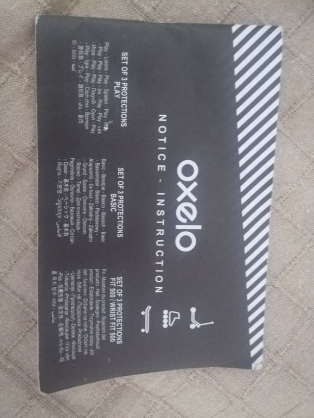 Protecciones niño Oxelo 2XS