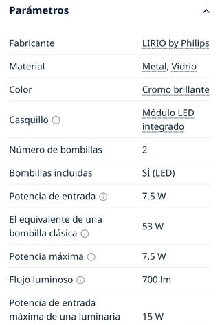LAMPARA COLGANTE LIRIO PHILIPS