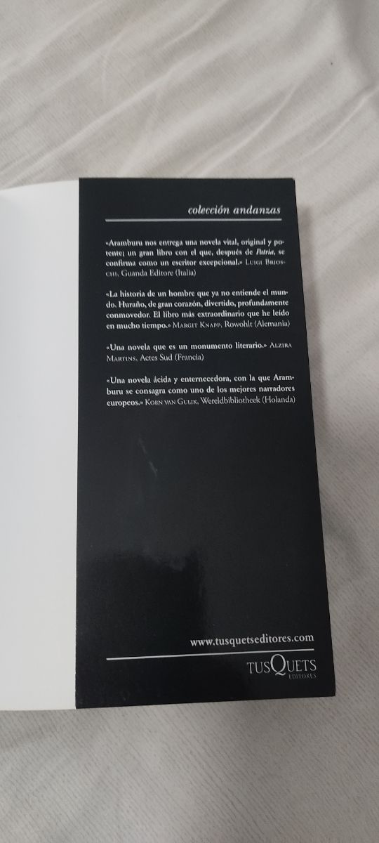 Los vencejos. Autor Fernando Aramburu