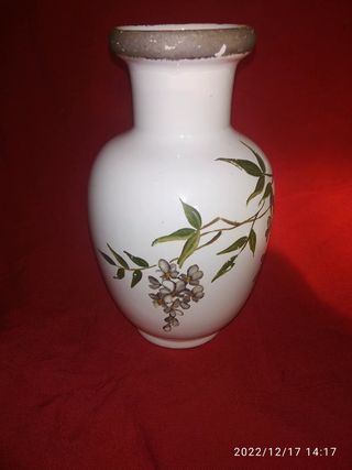 Vaso porta fiori portafiori ceramica h. 16