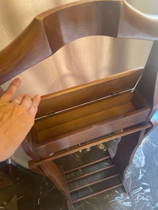 Galan de noche madera maciza