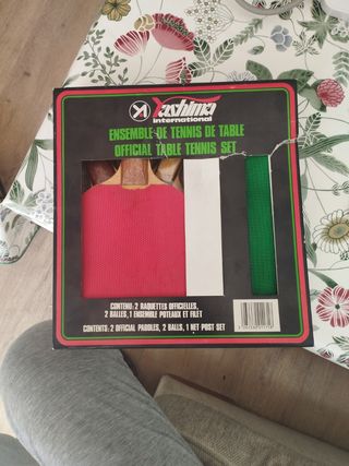 Set pinpo n tenis de mesa antiguo