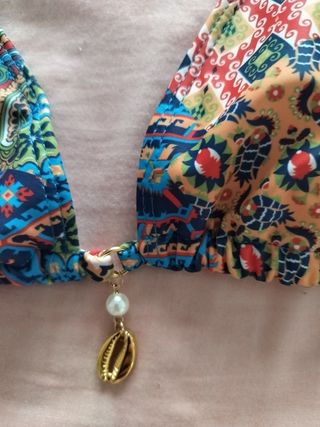 Bikini triangulo colores Shein