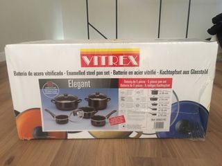 bateria de cocina VITREX Elegant - 5 piezas